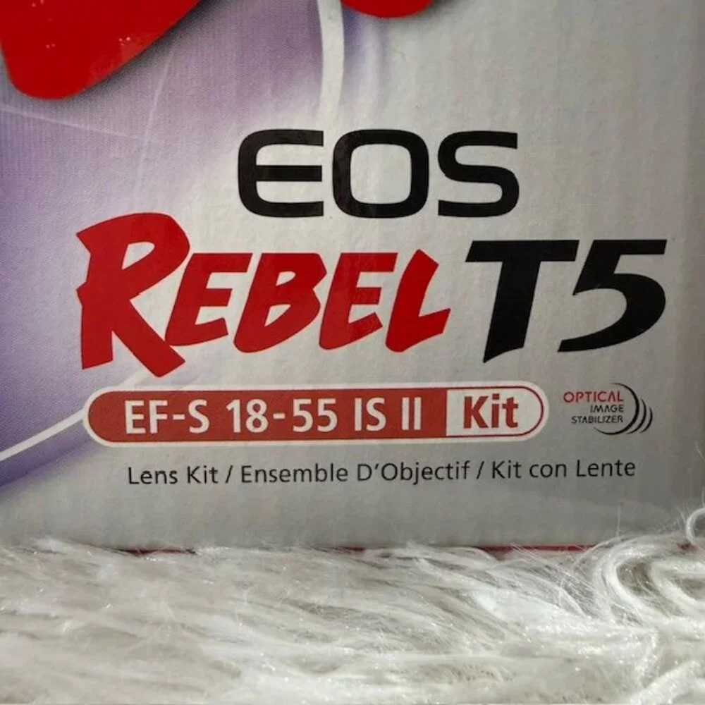 Canon EOS Rebel T5 DSLR Digital Camera + Storage Bag + Accessories Bundle
